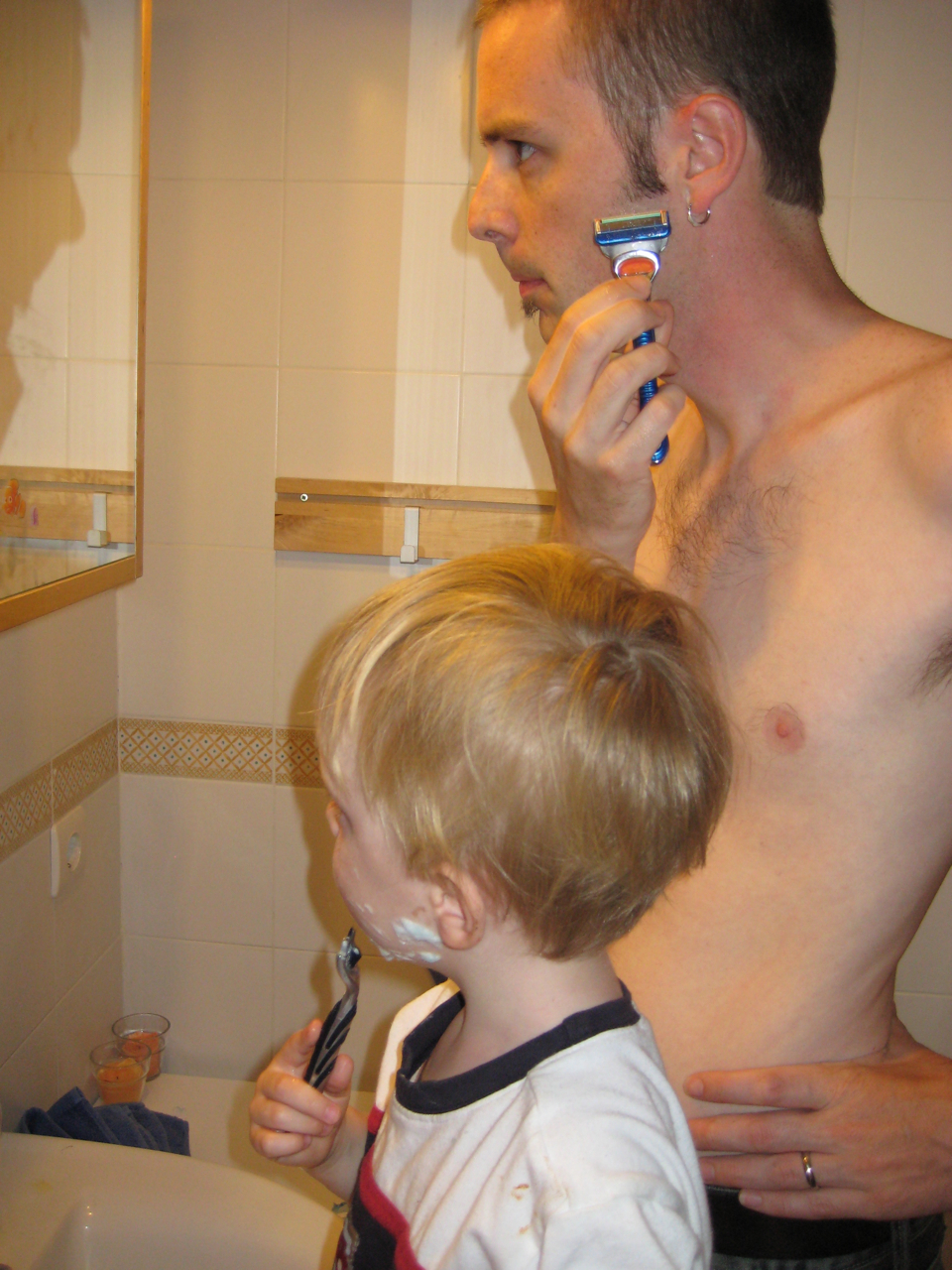 Shaving with Daddy