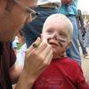 Face-painting at the carnival