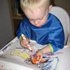 Great for coloring with the new markers Gramma Pamma brought.